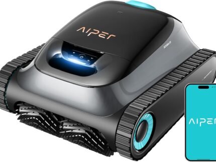 (2026 Upgrade) AIPER Scuba S1 Poolroboter Boden und Wand, Wasserlinienreinigung, Doppelfiltration, 270 Min Laufzeit, Intelligente Navigation, App-Steuerung & OTA-Updates für Einbau- und Aufstellpools