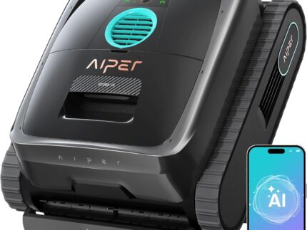 AIPER (2026 Neu) Scuba V3 Poolroboter Akku für Wand und Boden mit KI-Vision, Leichter Poolsauger, Leistungsstarke Saugleistung, 3 μm Filter, Wasserlinienreinigung, für Pools bis zu 200 m²