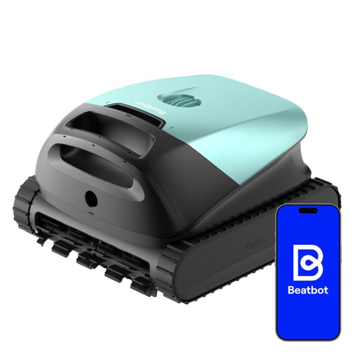 Beatbot (2026 Neu) Sora 10 Poolroboter Akku Boden und Wand, Reinigt Wasserlinie & Plattformen, 25700 LPH Saugleistung, smartes Wasserlinien-Parken, 5L Filterkorb, bis zu 5 Std. Laufzeit, Tiefblau