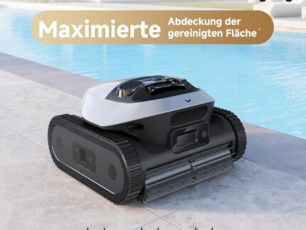 dreame Poolroboter Z1, Poolroboter Boden und Wand, 30,000 LPH, 240 Min. Akkulaufzeit, Hightech-Poolerkennung & Pfadplanung, für Pools bis 180 ㎡