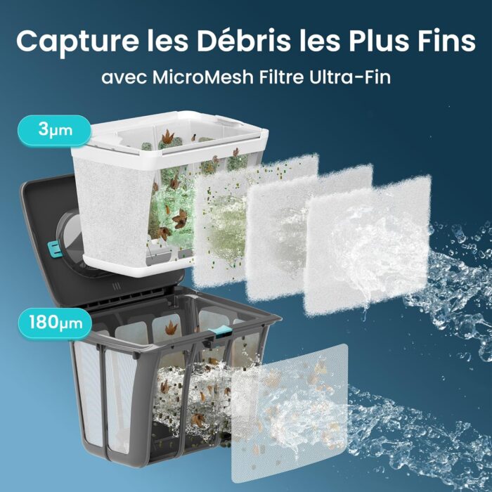 (2026 Upgrade) Aiper Scuba S1 Poolroboter, Individueller Wochenreinigungsplan, 270 Min. Laufzeit, Wasserlinienreinigung, App & OTA, Smarte Navigation mit 11 Hochpräzisen Sensoren Für Eingelassene Pool