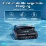 AIPER (2026 Neu) Scuba V3 Poolroboter Akku für Wand und Boden mit KI-Vision, Leichter Poolsauger, Leistungsstarke Saugleistung, 3 μm Filter, Wasserlinienreinigung, für Pools bis zu 200 m²